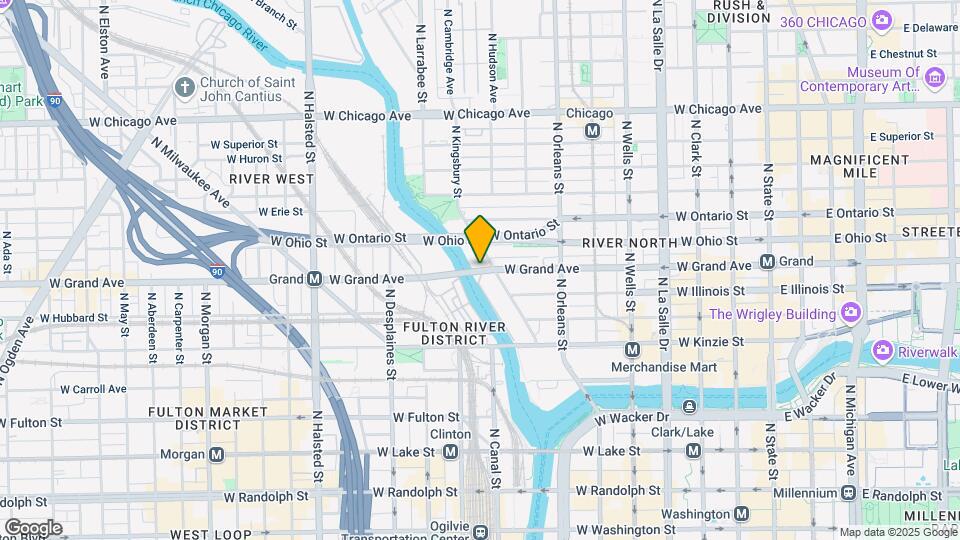 505 N Clinton St Map and Location Details
