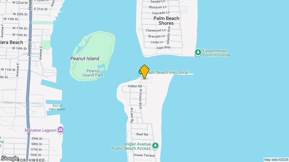 107 E Inlet Dr Map and Location Details