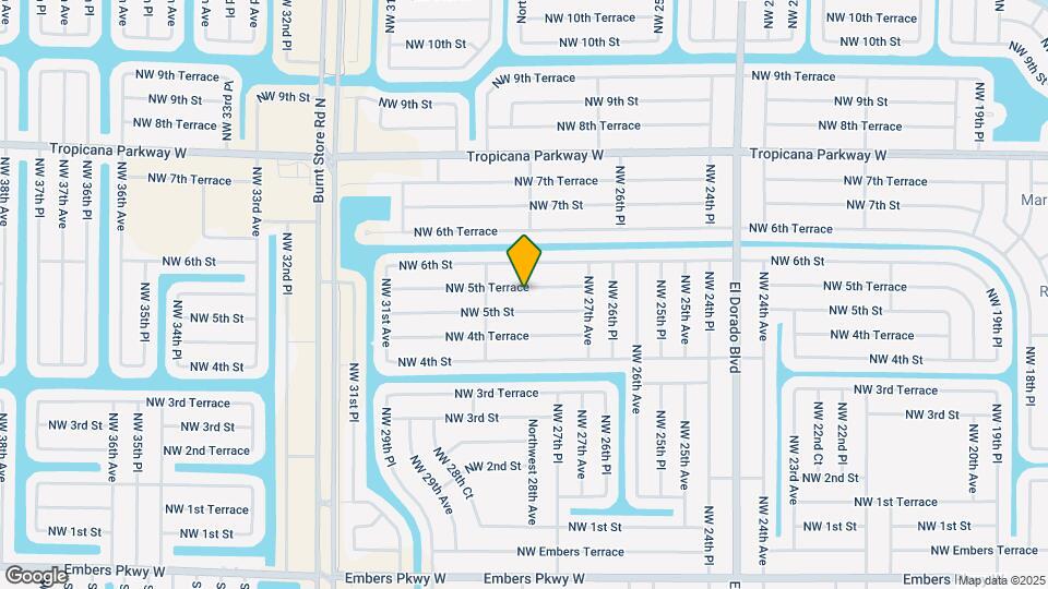 2738 NW 5th Terrace Map and Location Details