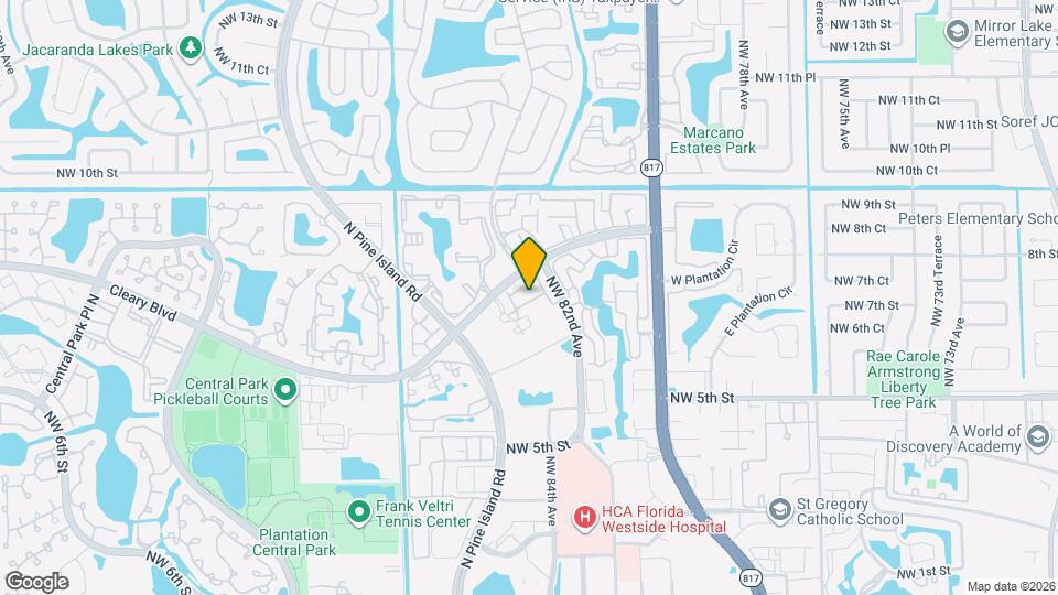 8355 NW 7th Pl Map and Location Details