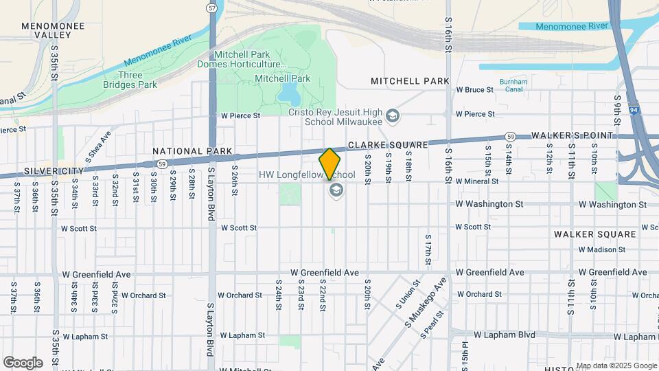 1002-1004-1004 S 22nd St Mapa y Detalles de la Ubicación
