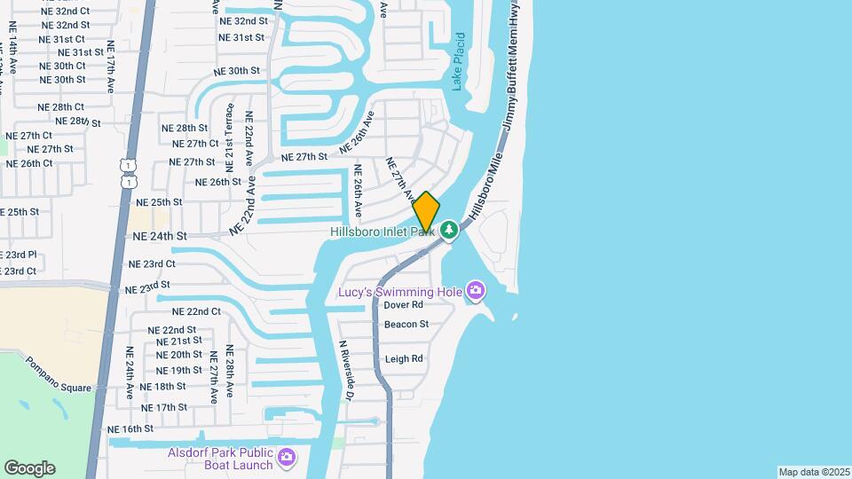 2639 N Riverside Dr Map and Location Details