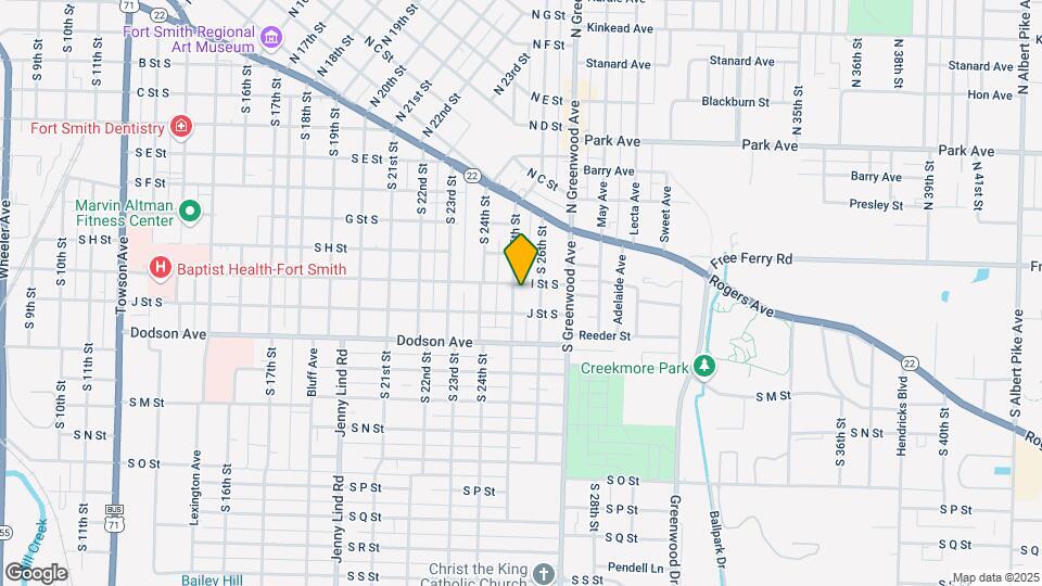 1007 S 25th St Mapa y Detalles de la Ubicación