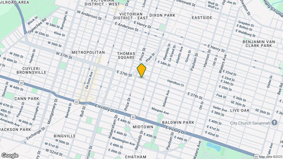 519 E 37th St Map and Location Details