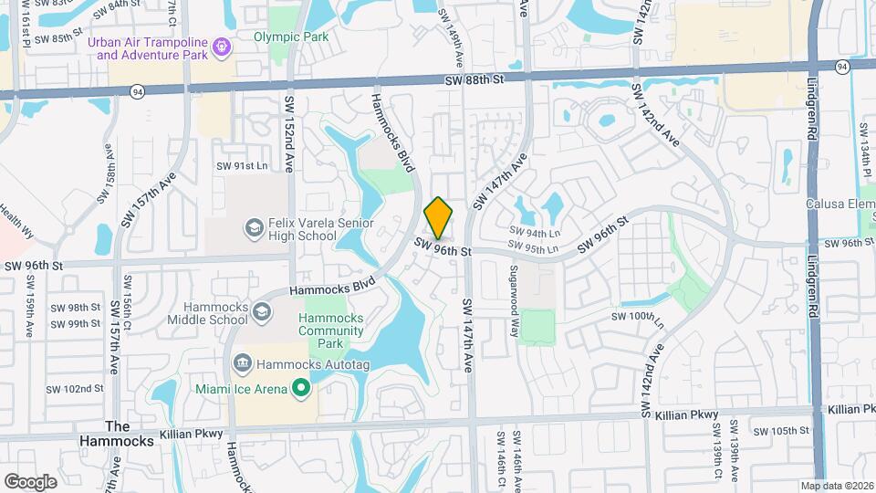9587 SW 148th Ave Map and Location Details