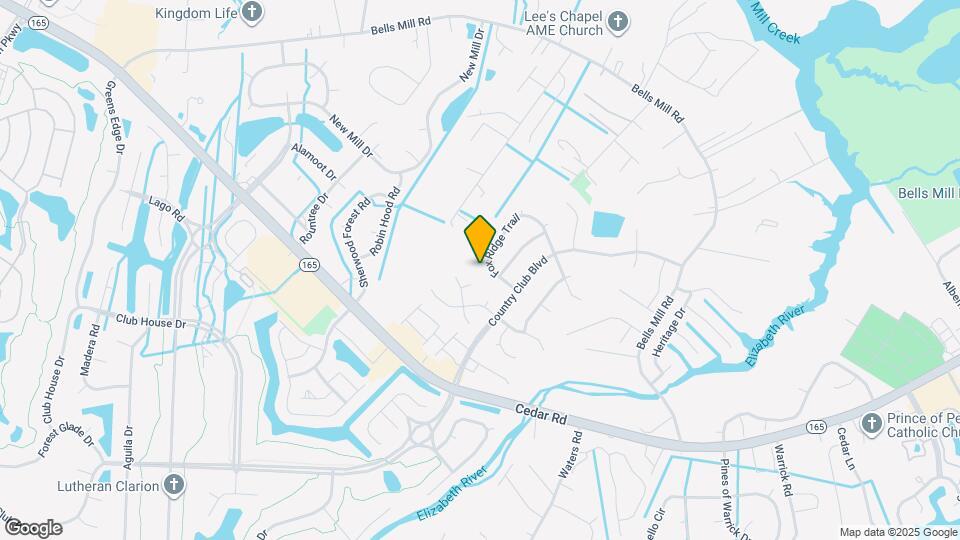 1001 Fox Rdg Ct Map and Location Details