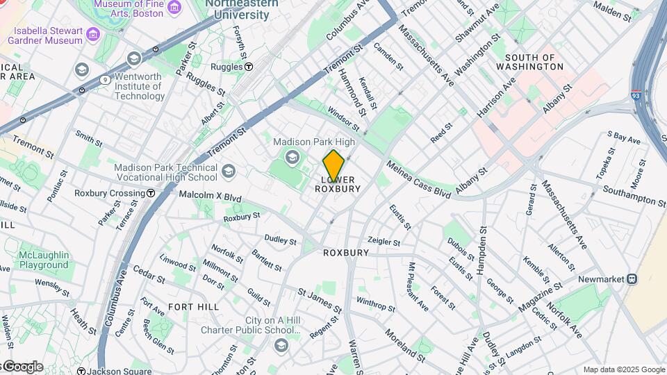 750-782 Shawmut Ave Mapa y Detalles de la Ubicación