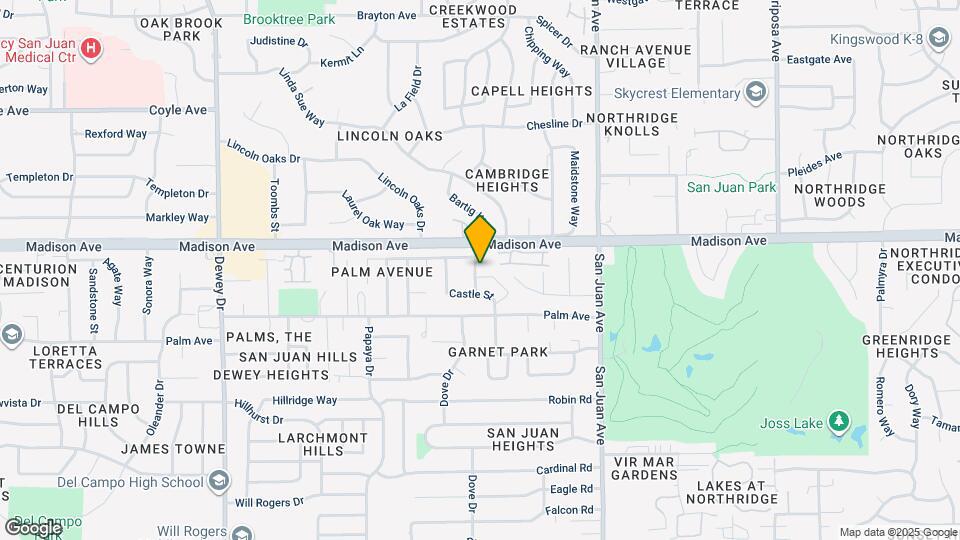 5340 Elsinore Way Map and Location Details