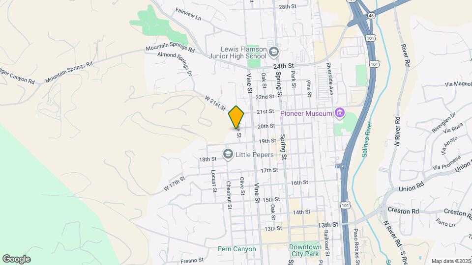 1935 Olive St Map and Location Details