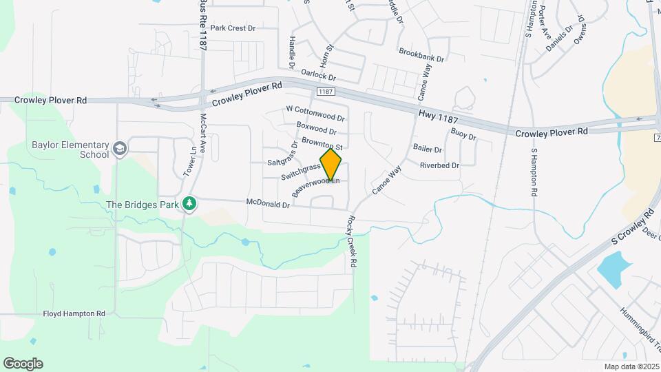 1121 Beaverwood Ln Mapa y Detalles de la Ubicación