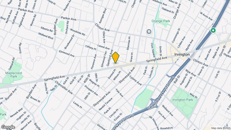 1244-1252 Springfield Ave Mapa y Detalles de la Ubicación