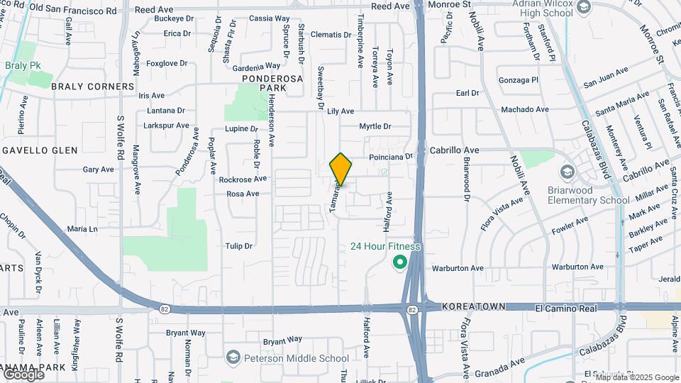 920 Tamarack Ln Map and Location Details
