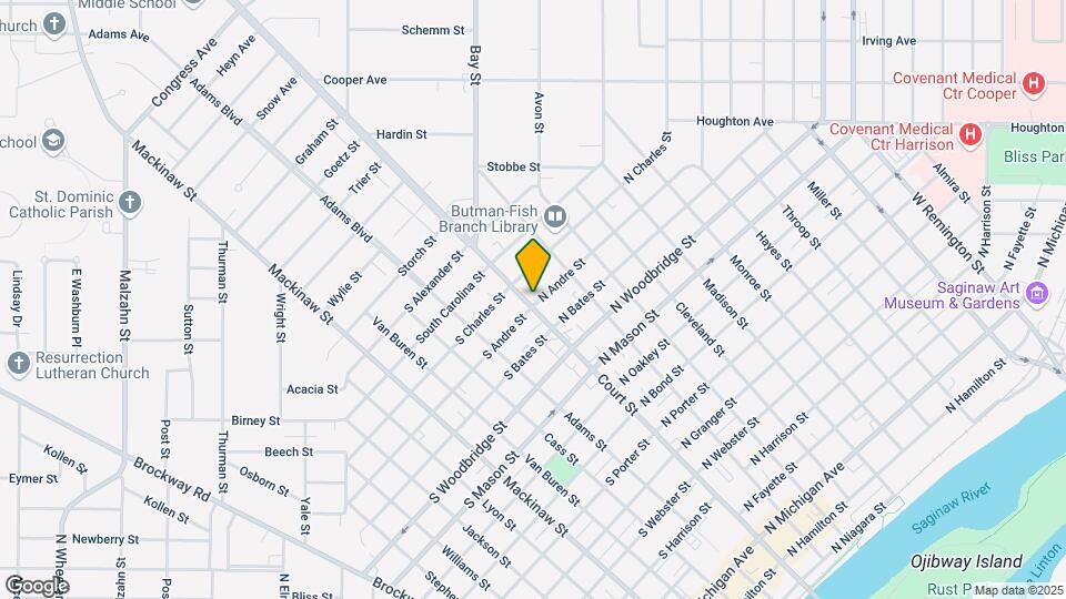 1610 Court St Map and Location Details