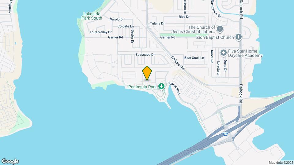 7424 Palisades Dr Map and Location Details
