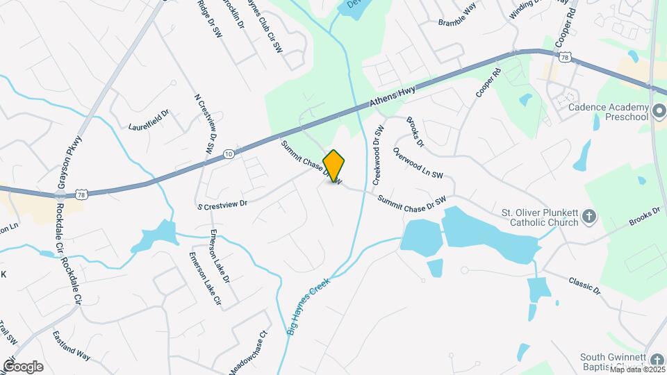 1515 Summit Chase Dr SW Map and Location Details