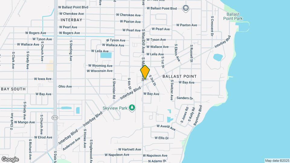 5834 S MacDill Ave Map and Location Details