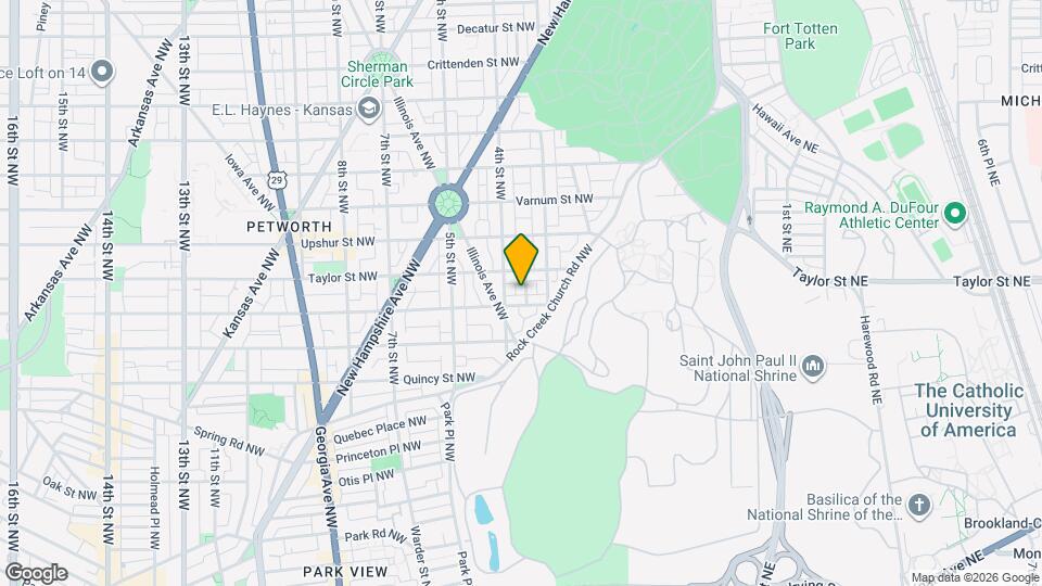 4008 Marlboro Pl NW Map and Location Details