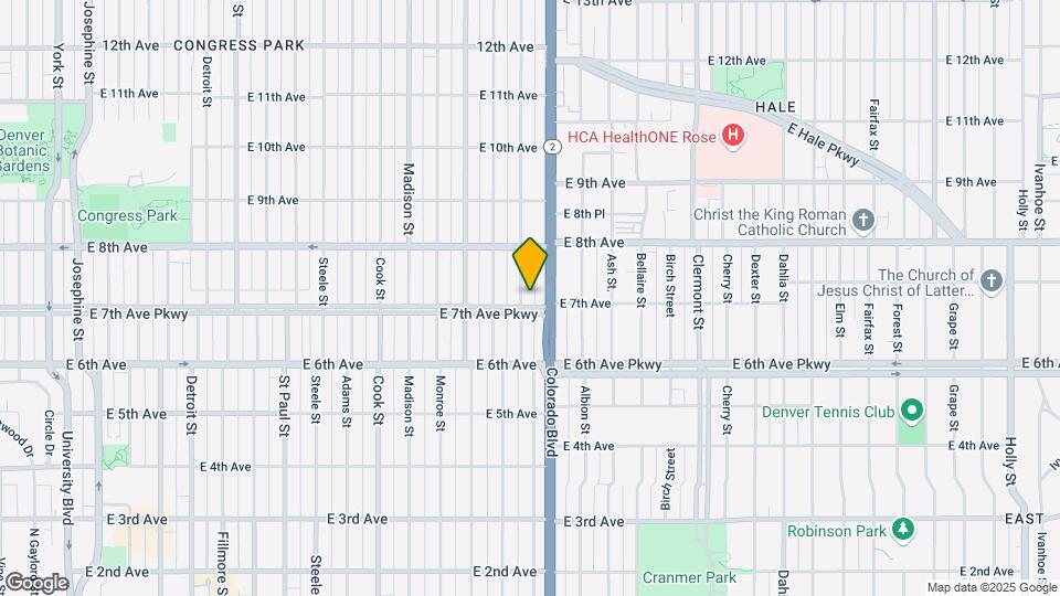 712 Harrison St Map and Location Details