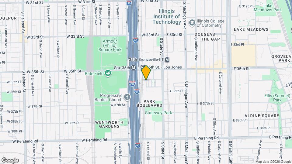 3559 S Federal St Map and Location Details