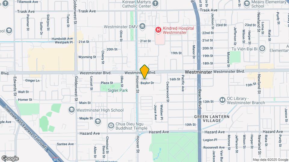 7561 Baylor Dr Map and Location Details