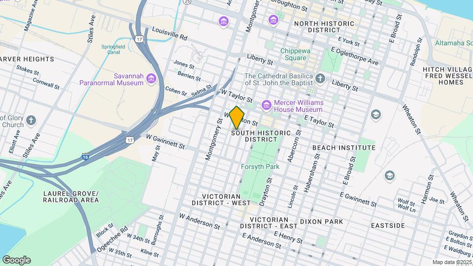 205 W Huntingdon St Map and Location Details