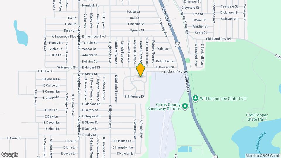 6825 Downing St Map and Location Details