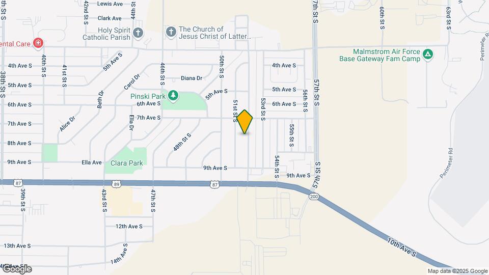 720 52nd St S Map and Location Details