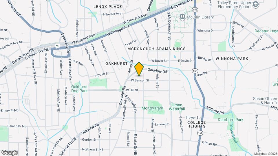 315 W Benson St Mapa y Detalles de la Ubicación