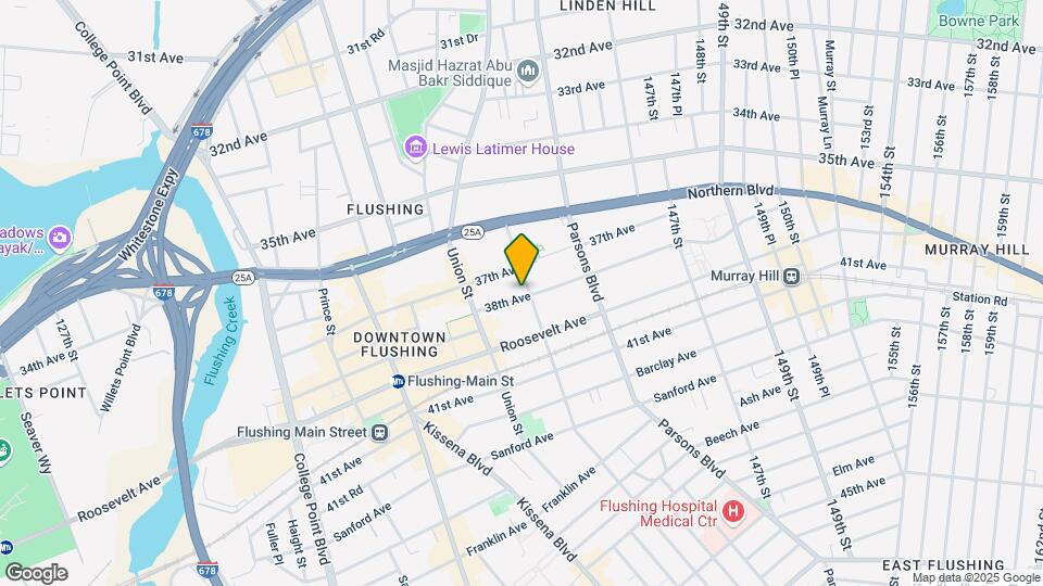 37-22 Bowne St Map and Location Details