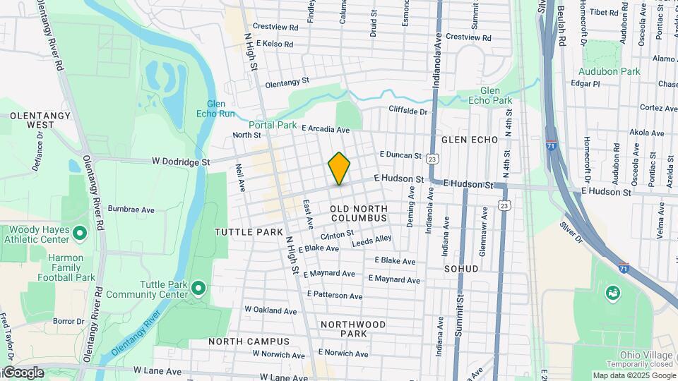 127-129 E Hudson St-Unit -129 Map and Location Details