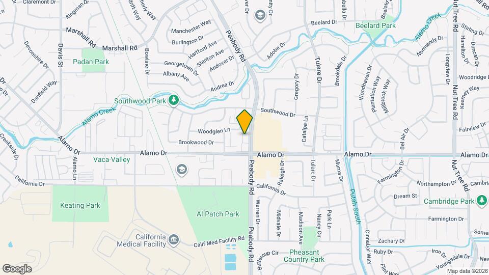 1940 Peabody Rd, Unit 1 Map and Location Details