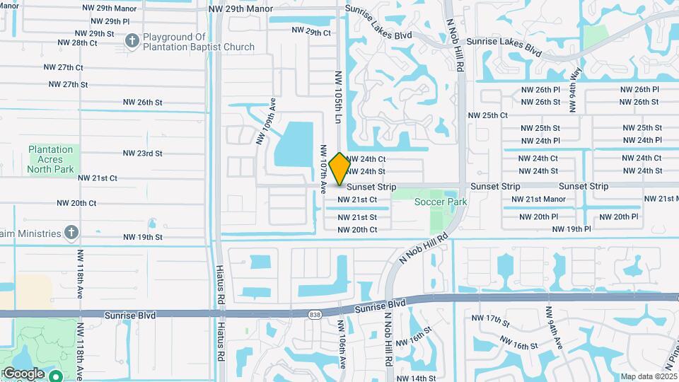 10620 Sunset Strip Map and Location Details