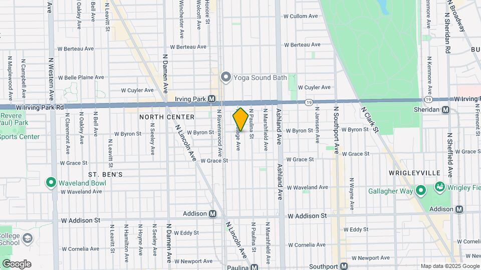 3857 N Hermitage Ave Map and Location Details