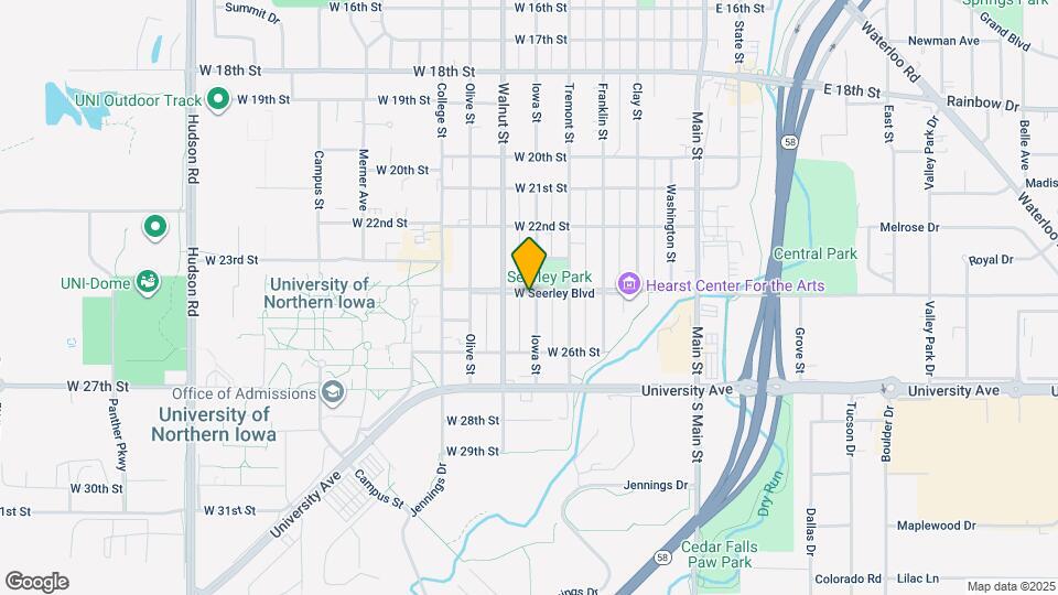 604 W Seerley Blvd Mapa y Detalles de la Ubicación