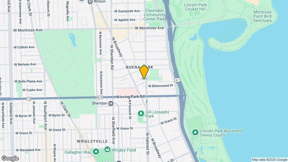 4118 N Clarendon Ave Mapa y Detalles de la Ubicación