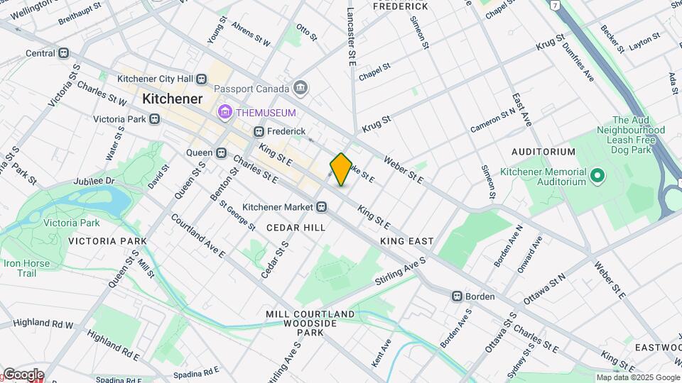 404 King St E Map and Location Details