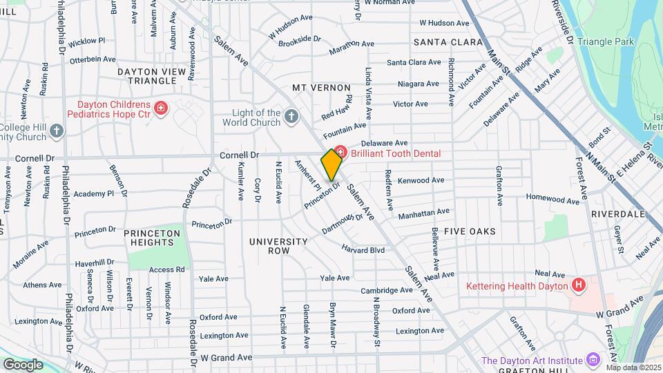 823 Princeton Dr Map and Location Details