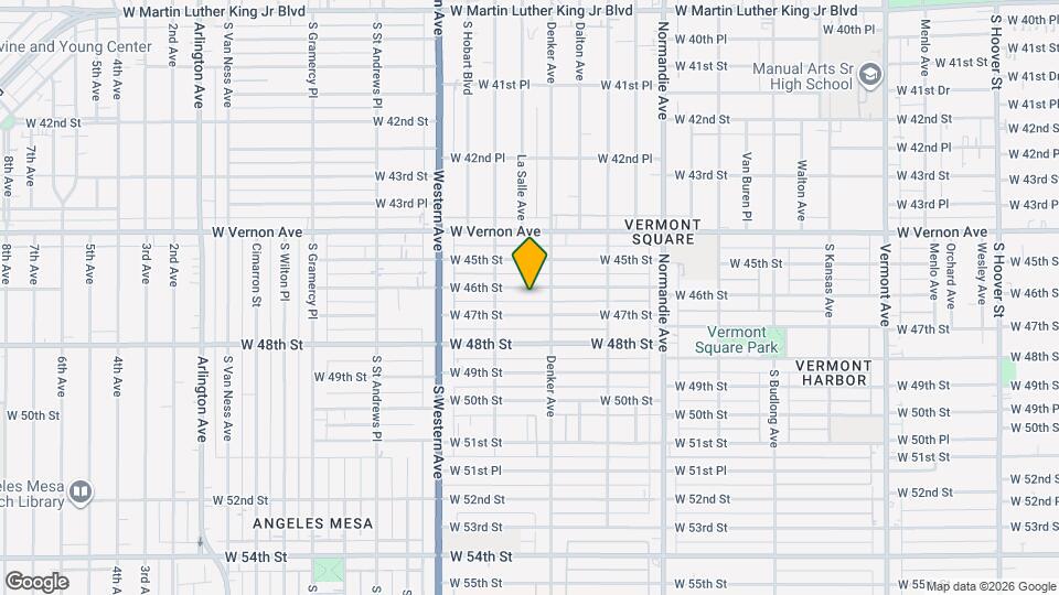 1554 W 46th St Map and Location Details