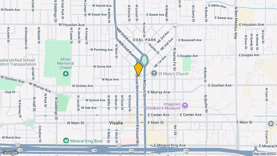 600-606 N Locust St Map and Location Details