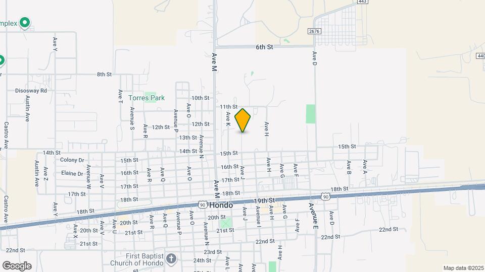 1203 Ave J Map and Location Details