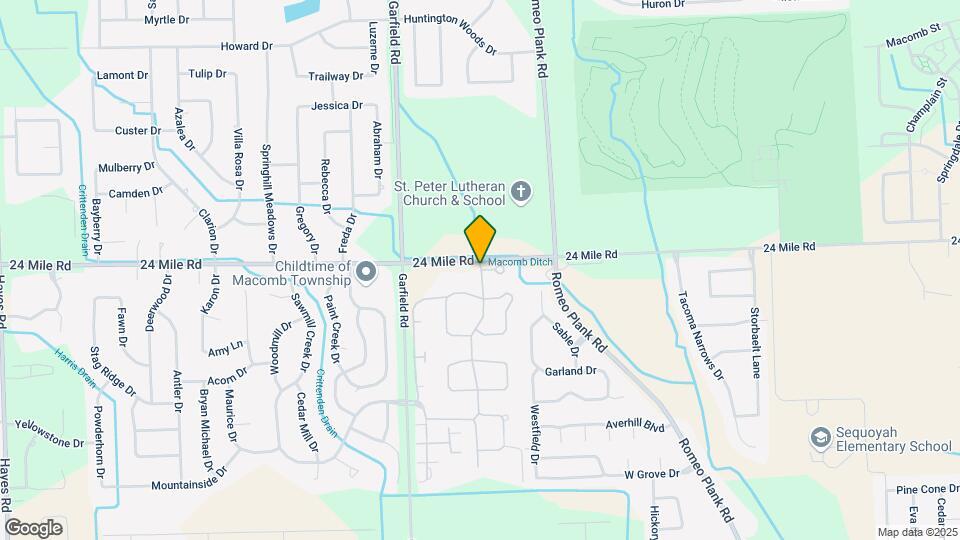 Pebble Creek Apartments Map and Location Details