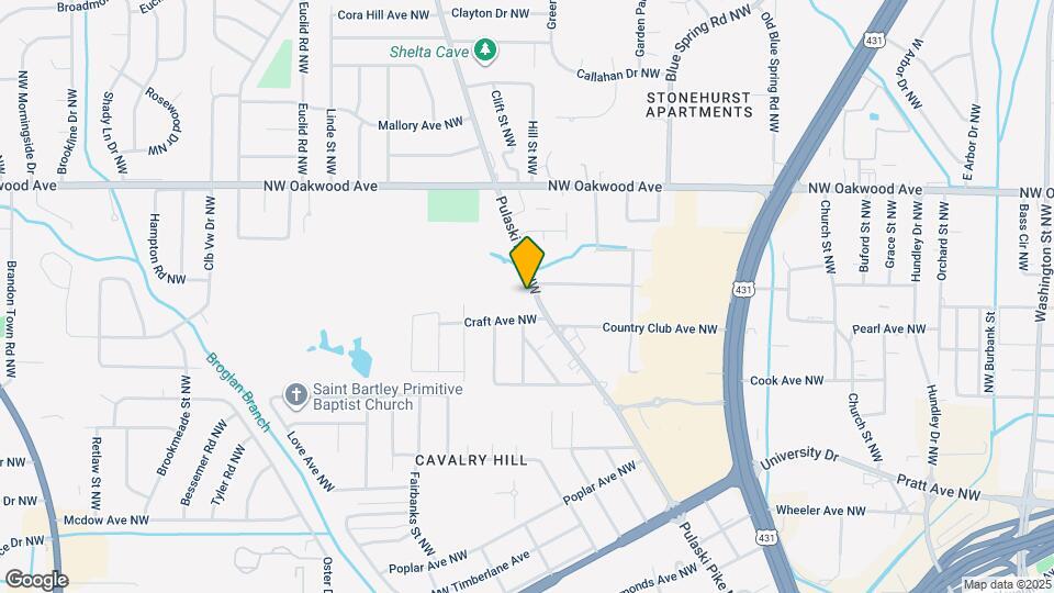 1813 Pulaski Pike NW Mapa y Detalles de la Ubicación