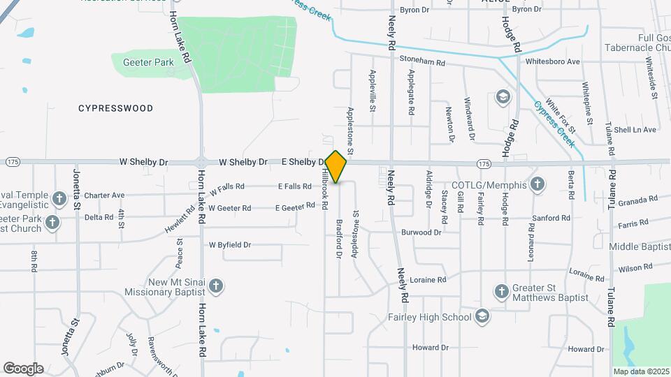 4721 Bradford Dr Map and Location Details