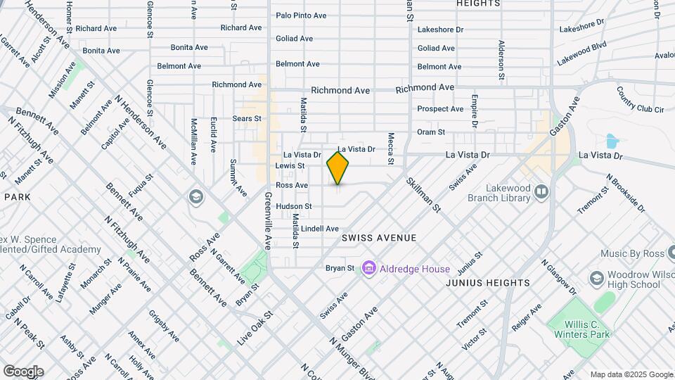 5922 Ross Ave Map and Location Details