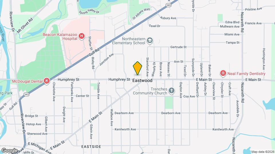 2303 Humphrey St Map and Location Details