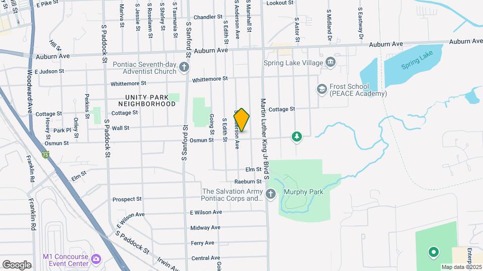 319 S Anderson Ave Map and Location Details