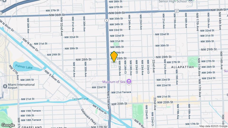 2500 NW 28th St Map and Location Details