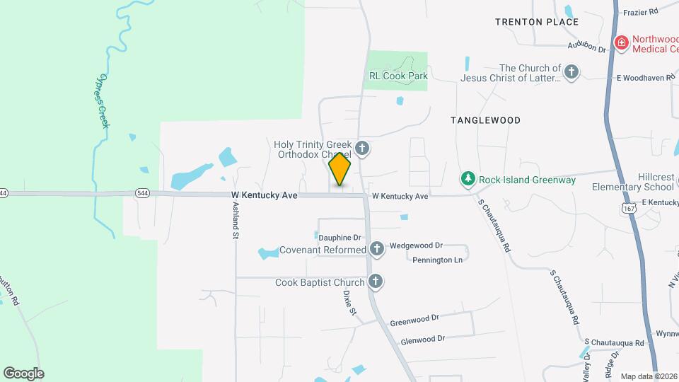 1520 W Kentucky Ave Map and Location Details