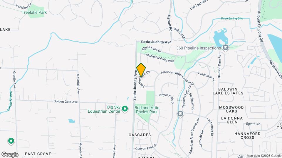 125 Feather Falls Cir Map and Location Details