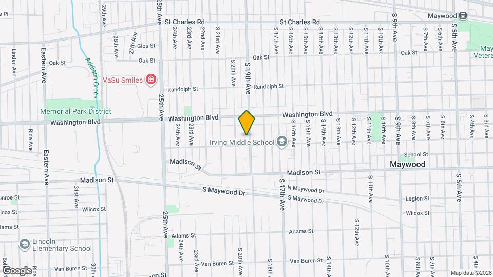636 S 19th Ave Map and Location Details